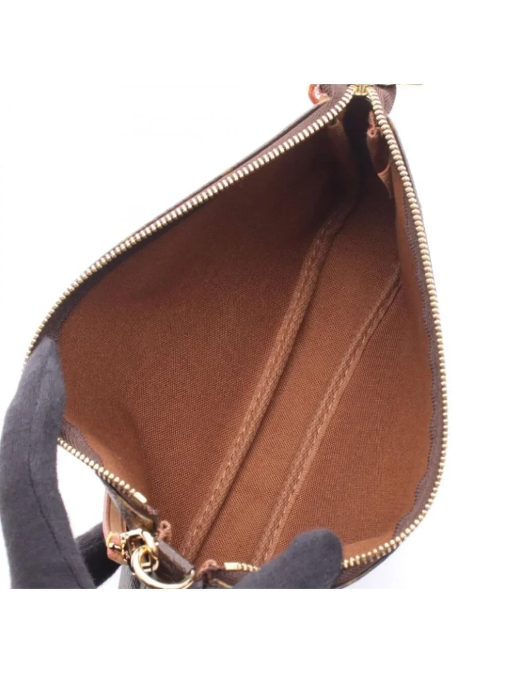 ★SOLD★ Louis Vuitton Handbag Pochette Canvas Leather - Picture 3 of 6